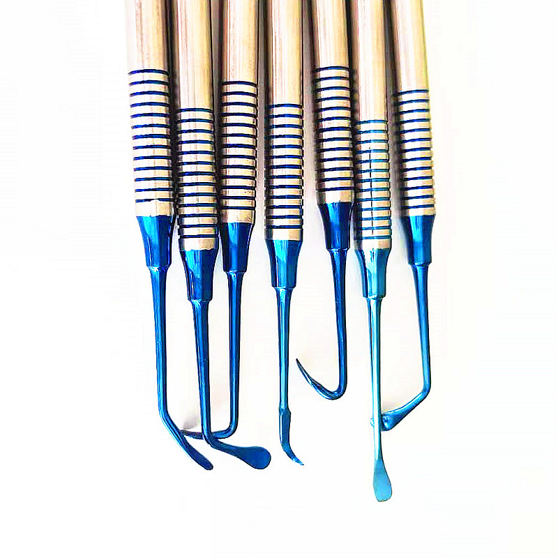 7Pcs Dental Implant Sinus Lift Lifting Elevator Instrument Tool Stainless Steel Double Ends Autoclavable