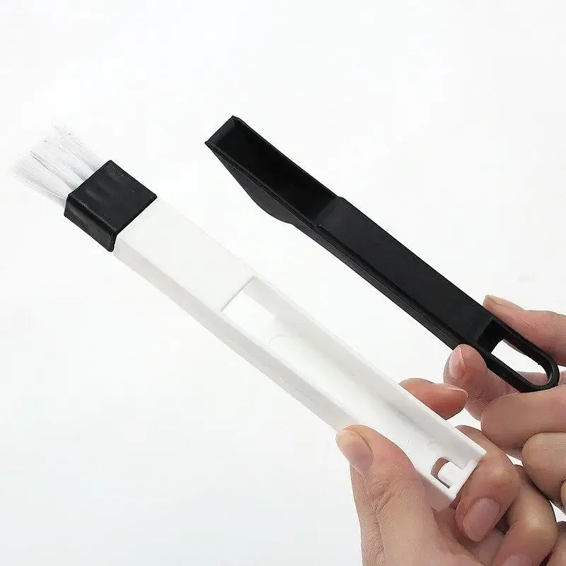 Laptop Computer Keyboard Cleaning Brush Dust Cleaner Tool Desktop Accessories Office Desk Organizer: WHITE