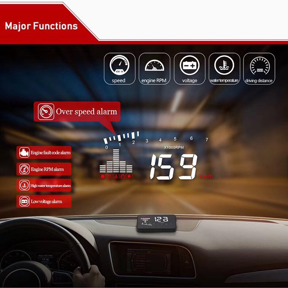 Head-Up Display Auto Mounted Display Auto Speed Head-Up Up Projector Smart Auto Mounted Display Universele