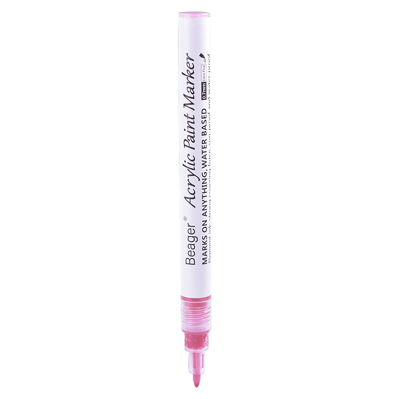 24 Colors Acrylic Drawing Marker Paint Pens for Wood Glass Rock Paper Mug Ceramic Fabric Dress Painting