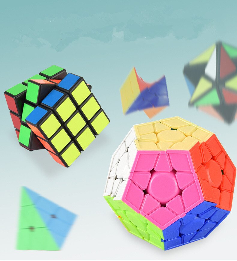 Qiyi 3*3*3 Cubo Professionale Cubo Magico Speedcube Puzzle Magia Cubi Educativo Cubo Di Puzzle Giocattoli Per I Bambini giocattoli Per Adulti