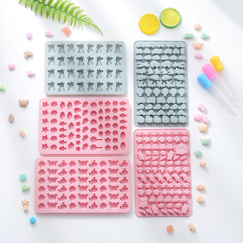 Moule à bonbons de dessin animé en Silicone | Bricolage, bonbons aux fruits, chocolat, gelée, moule en cristal époxy, outils de cuisson, moule à cupcake