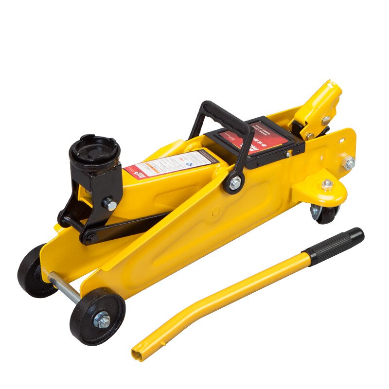 Gato hidráulico para reparación y mantenimiento de automóviles, conector Horizontal 1,5 T: yellow