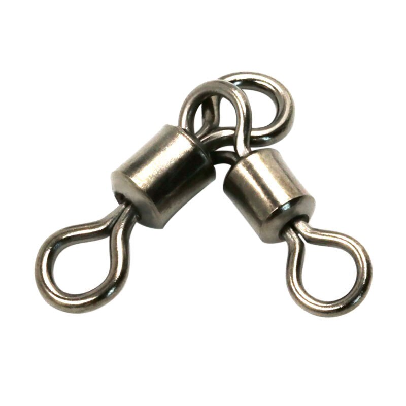 10/20 pieces/lot 3 Way Fishing Swivel Rolling Triangle Joint Rolling Swivels Fishhooks Fishing Connector Pesca Emerillon Peche