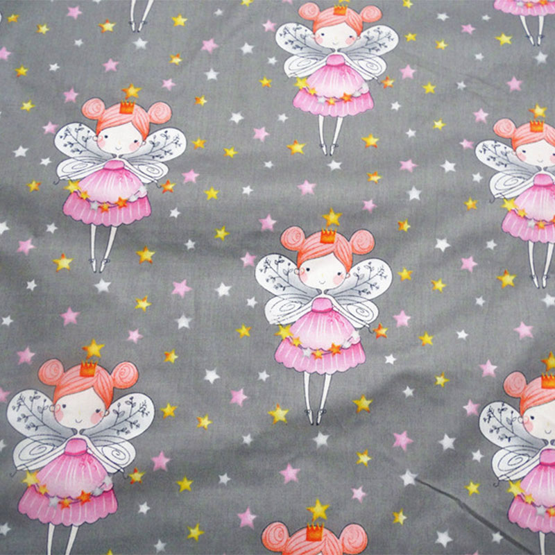 Quilting Fabric cotton Fabric Childer's Cloth Sewing Household Furinture Handmade DIY Craft Printing Angel Twill Cotton