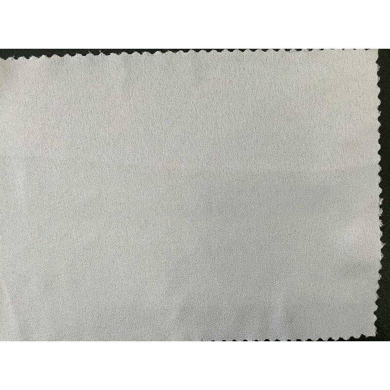 1 metro de interfaz de una sola cara pegamento entretela Fusible tela de seda suave ropa, costura bolsas adhesivo forro suministros: White 100x120cm
