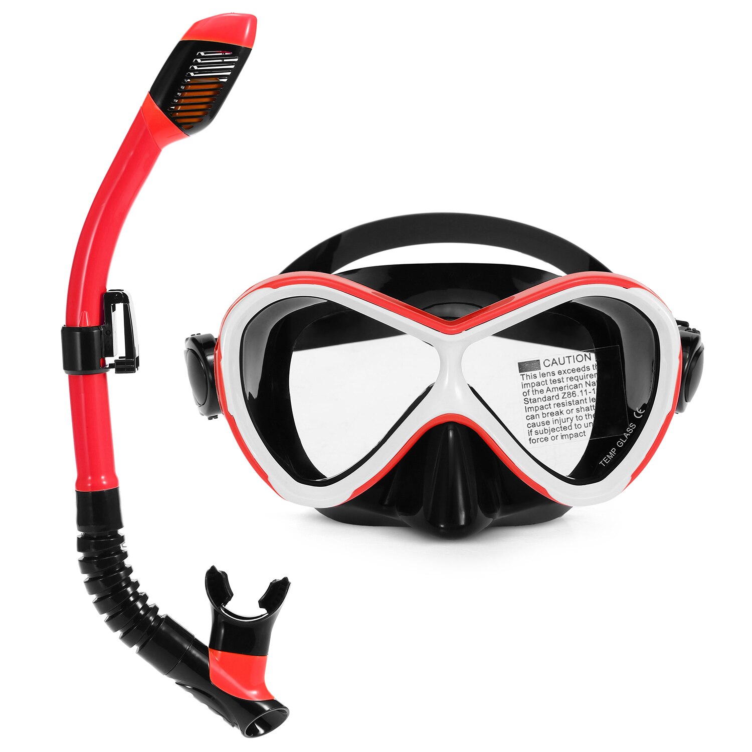 Swimming Goggles For Kids with Dry Snorkel Tube Set Anti-fog Goggles for Scuba Snorkel
