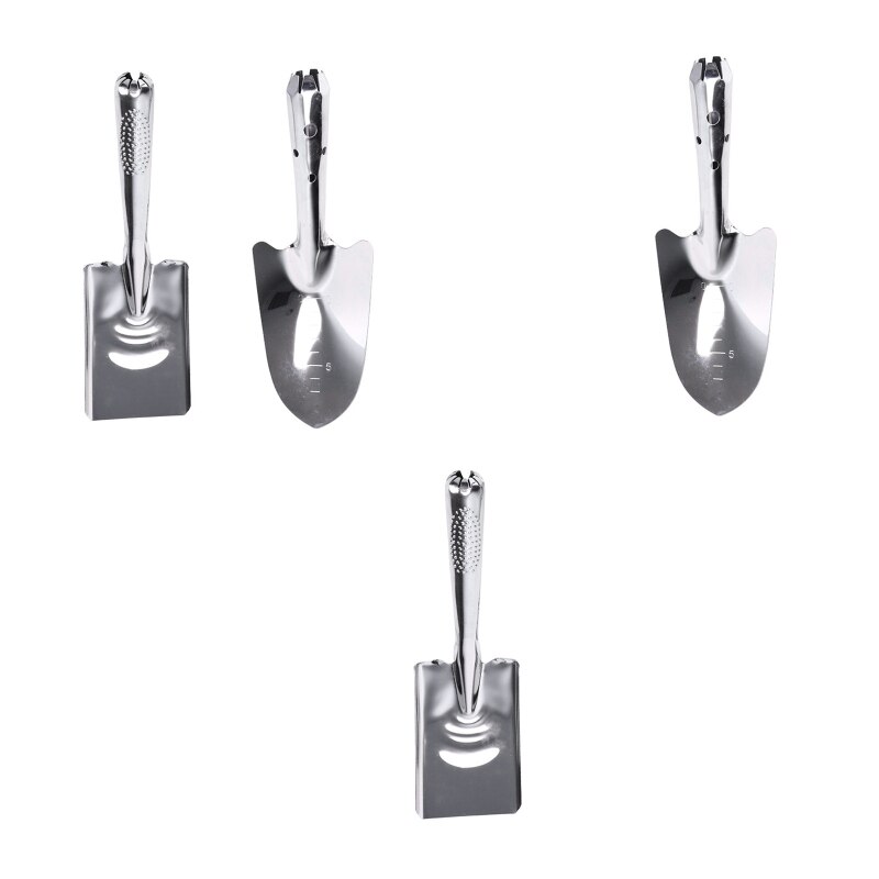 Stainless Steel Garden Shovel for Transplanting Weeding Moving Breaking Up Hardened Dirt Clods Garden Spade Tool