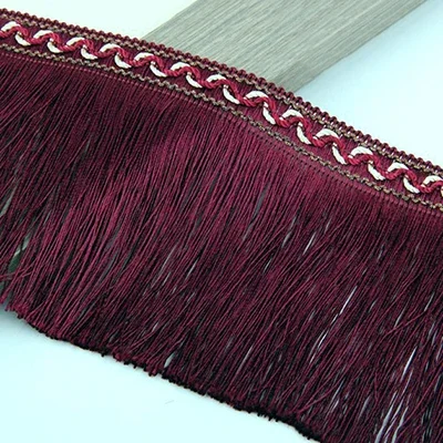 Borlas de costura con flecos para ropa, adornos de encaje, cinta decoditativa de tela, accesorios de vestido DIY, 1 metro, 13cm: Oro