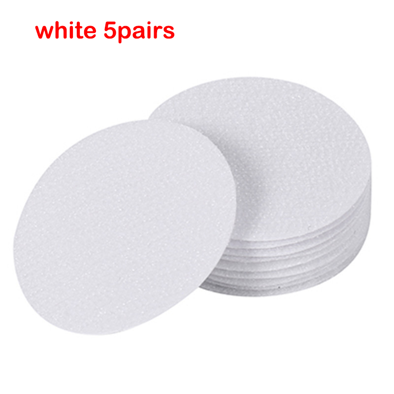 1Meter/Pairs Strong Self adhesive Hook and Loop Fastener Tape nylon sticker Hook adhesive with Glue for DIY 20/25/30/38/50mm: 60mm 5pcs  white