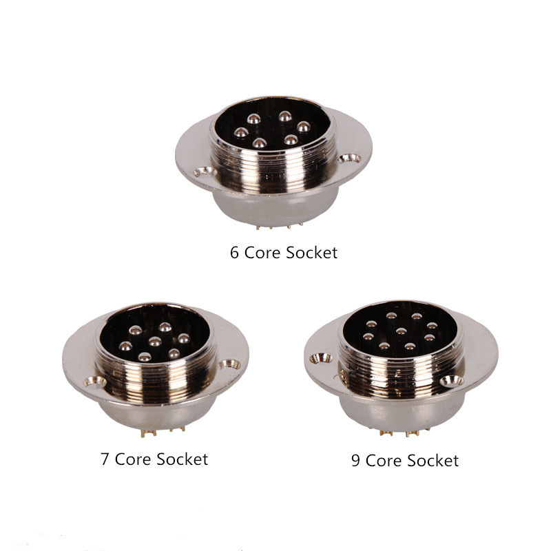 Welding Consumables 6 7 9 Prong Pins Pin Plug Socket Connector Aviation Plug for TIG MIG MAG Plasma Cutting Torch Style