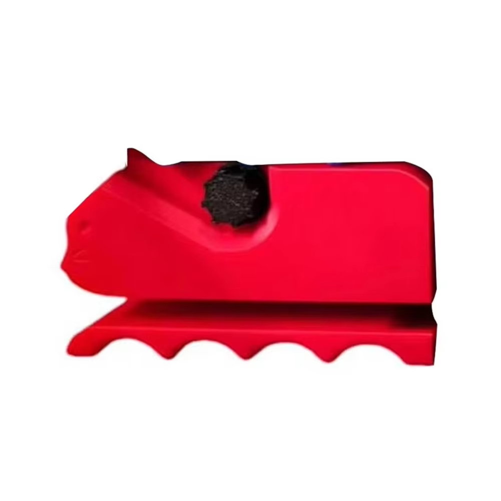 Leuke kartonnen snijmachine voor kattenkrabben, 3D-geprinte kittenvormige snijder, doe-het-zelf gereedschap, mes voor kartonnen doos: Rood