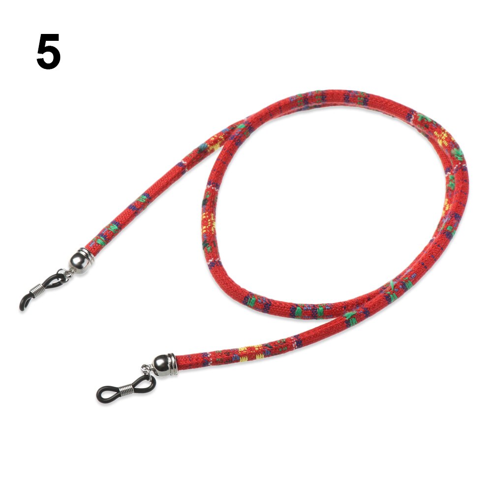Grob Baumwolle Seil Bohemain stil Gläser Kette Ethnische Bunte Lesebrille Schnur Halter Maske Anti-verloren Seil Wandern Werkzeug: 5