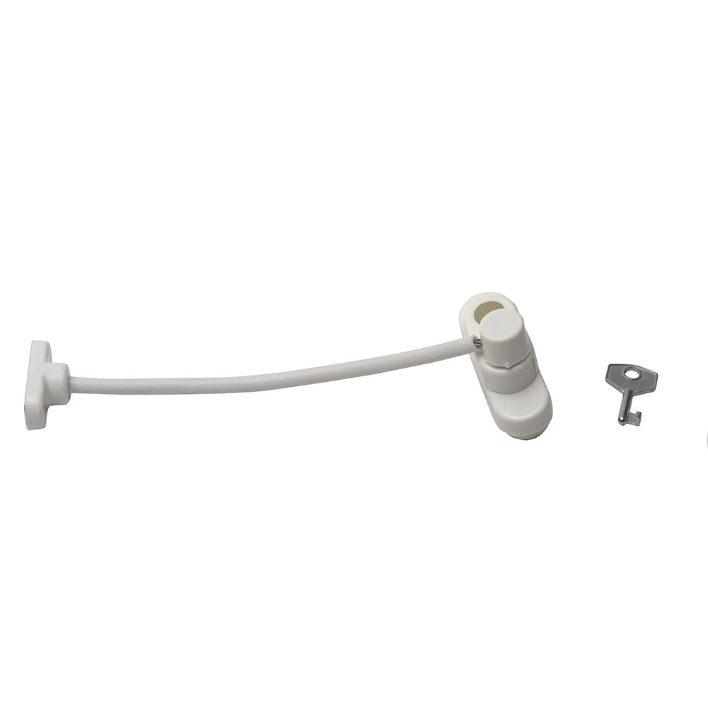Stainless Protective Child Safety Home Window Catch Wire Room Lockable Security White Door Restrictor