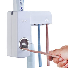 1 Set Automatische Tandpasta Dispenser met Tandenborstel Houder Badkamer Water Slip Sticky Tandpasta Knijper