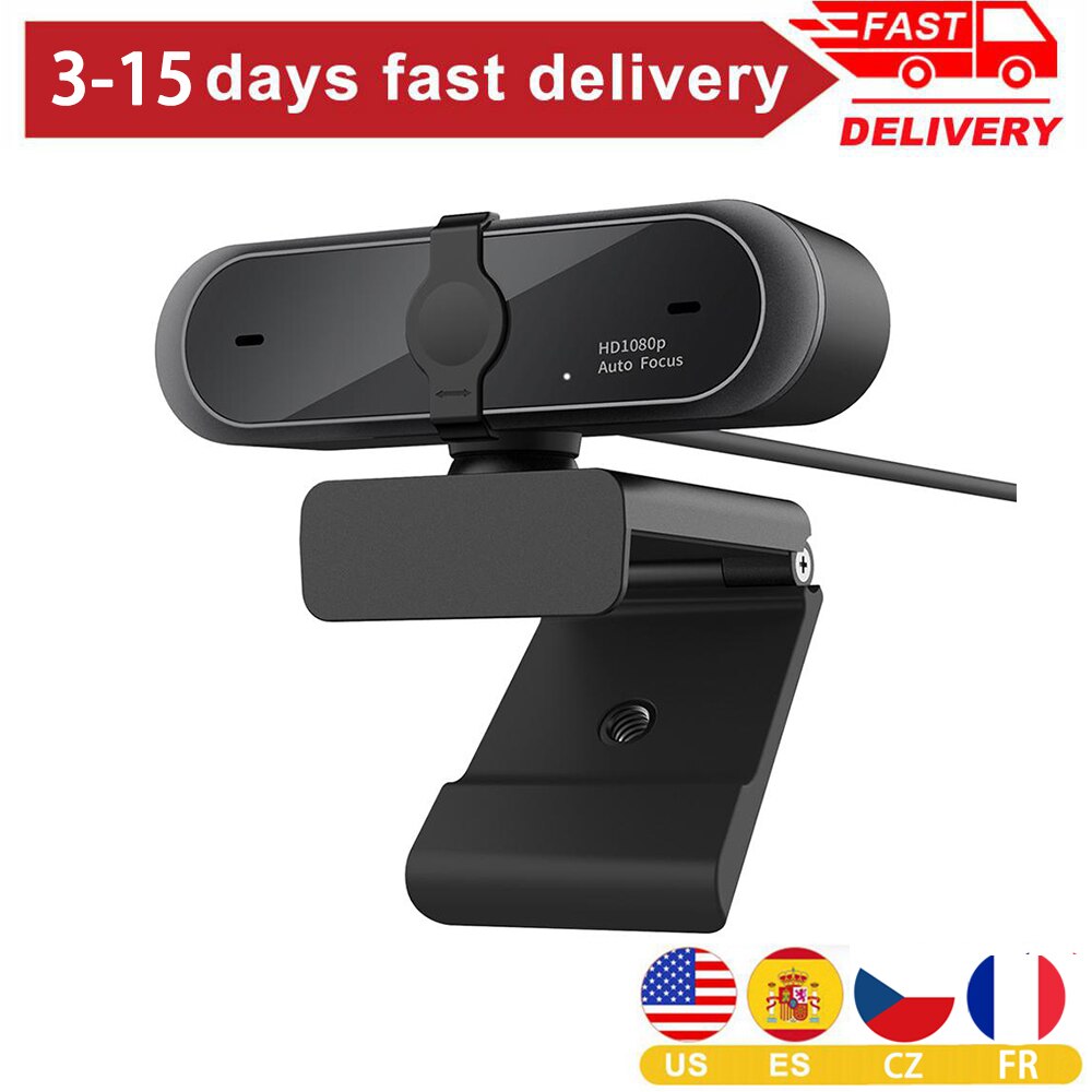 Webcam 1080p USB 1920*1080 Web Camera Full Hd 1080p Web Cam Per Il Computer Con Riduzione Del Rumore microfono Messa A Fuoco Automatica Del Computer Portatile Caldo