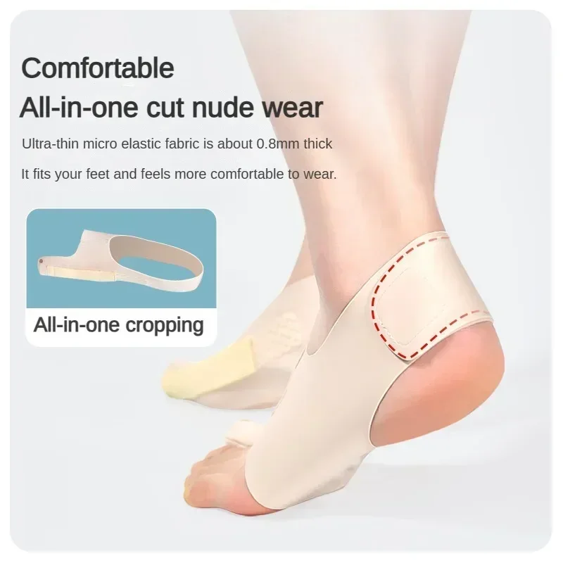 1pc isovarpaan vaivaisenluun korjaussukkaa, säädettävät ortopediset sukat, varpaiden erotin, kivunlievitys, hallux valgus -jalkasuoja, jalkahoitotyökalut