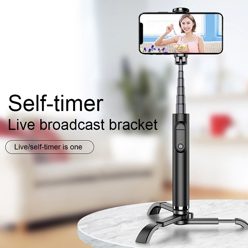 Selfie Stick Tripod - 665mm Extendable - Bluetooth Remote - Stabilizer for Live Streaming