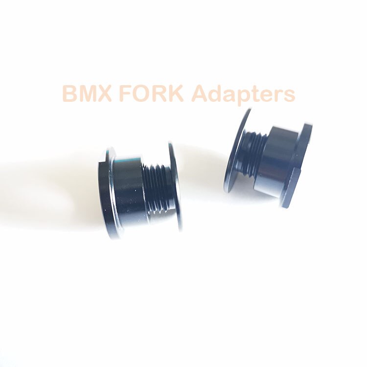 2020Willbmx fork adapters thru axle 20mm to 10mm for bmx forks 20mm thru axle 10 dropout adapters