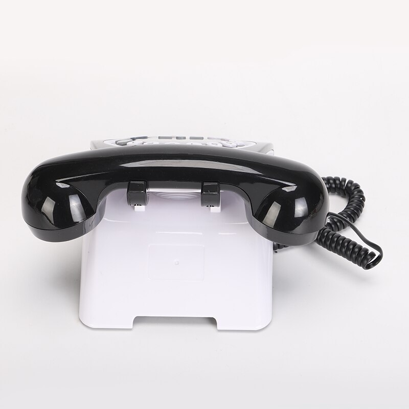 Beamio – téléphone filaire FSK/DTMF, avec réglage de sonnerie, impulsion, pour bureau, maison, bureau, chambre à coucher, rouge