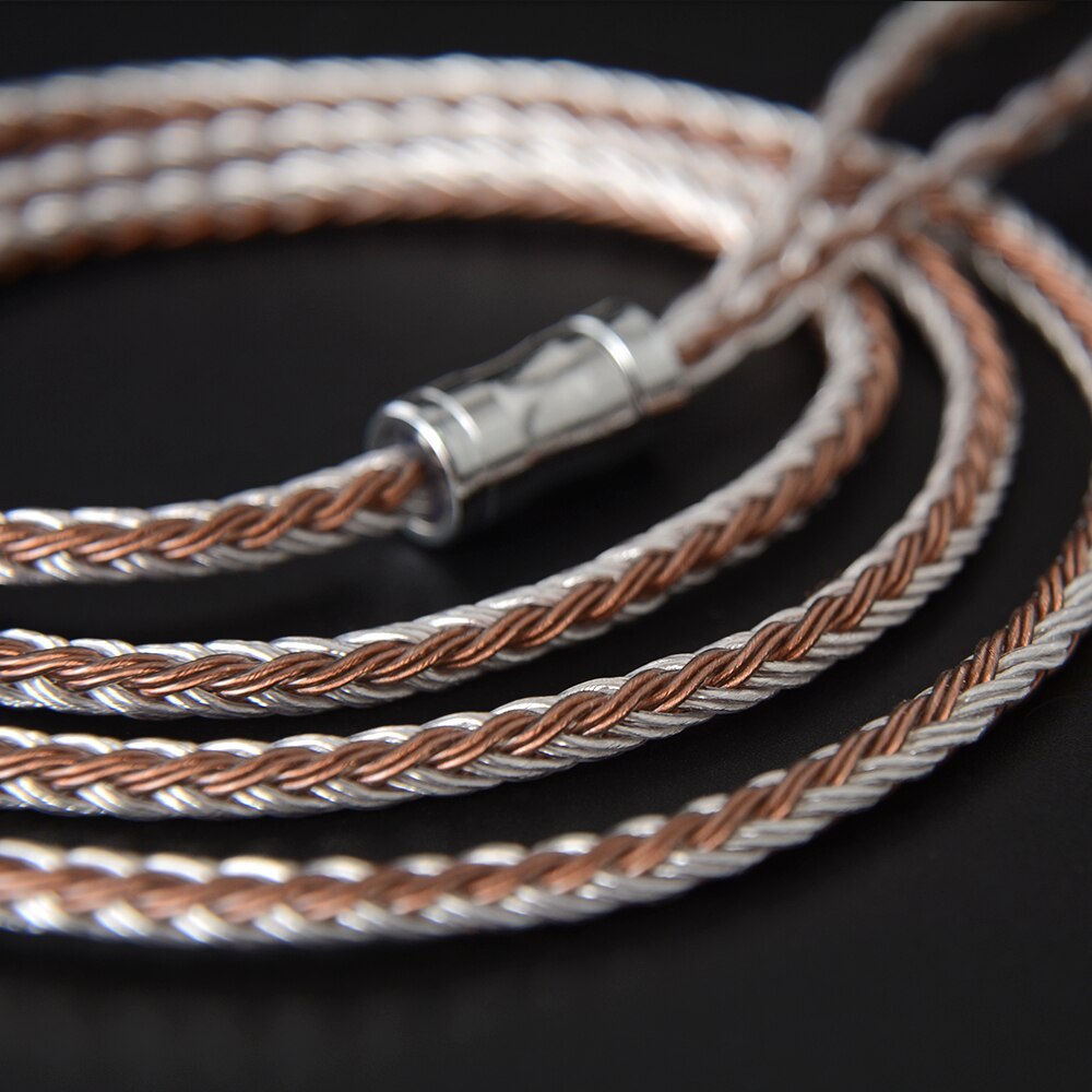 NICEHCK C16-5 Earphone Cable - 1.2m - 16 Core Copper Silver Mixed - MMCX/2Pin/QDC/NX7 Connectors