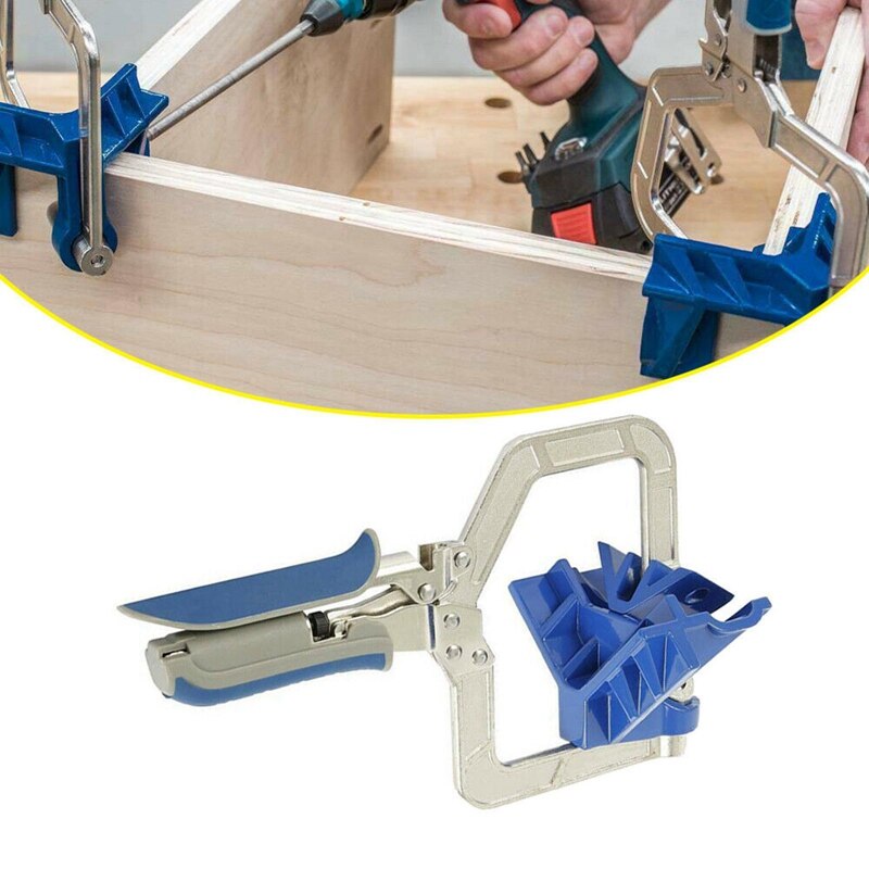1pc 90 Degree Right Angle Woodworking Clamp Picture Frame Corner Clip Hand Tool Clamps For Woodworking