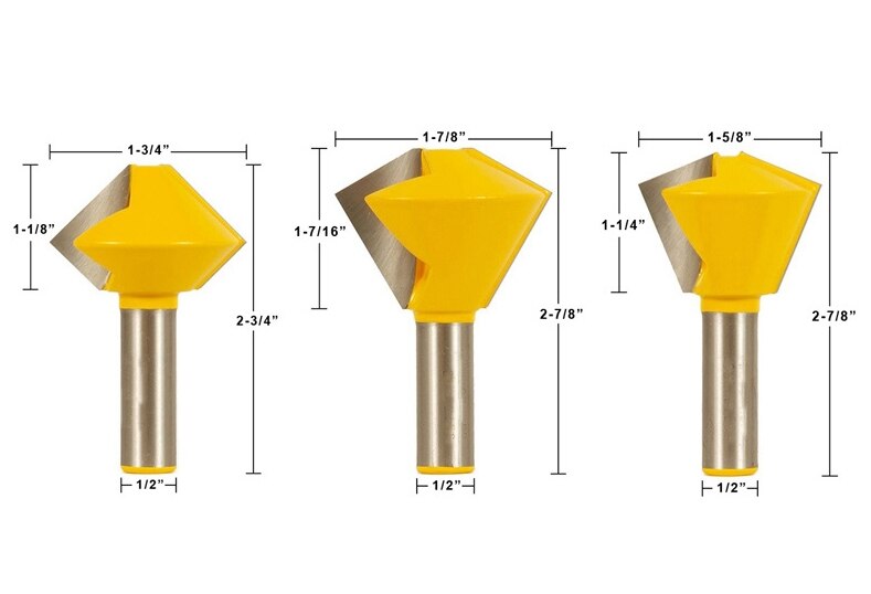 1 PC 1/2 "tige 6 face 8 face 12 face 16 face Multi face colle Joint routeur ensemble-15330