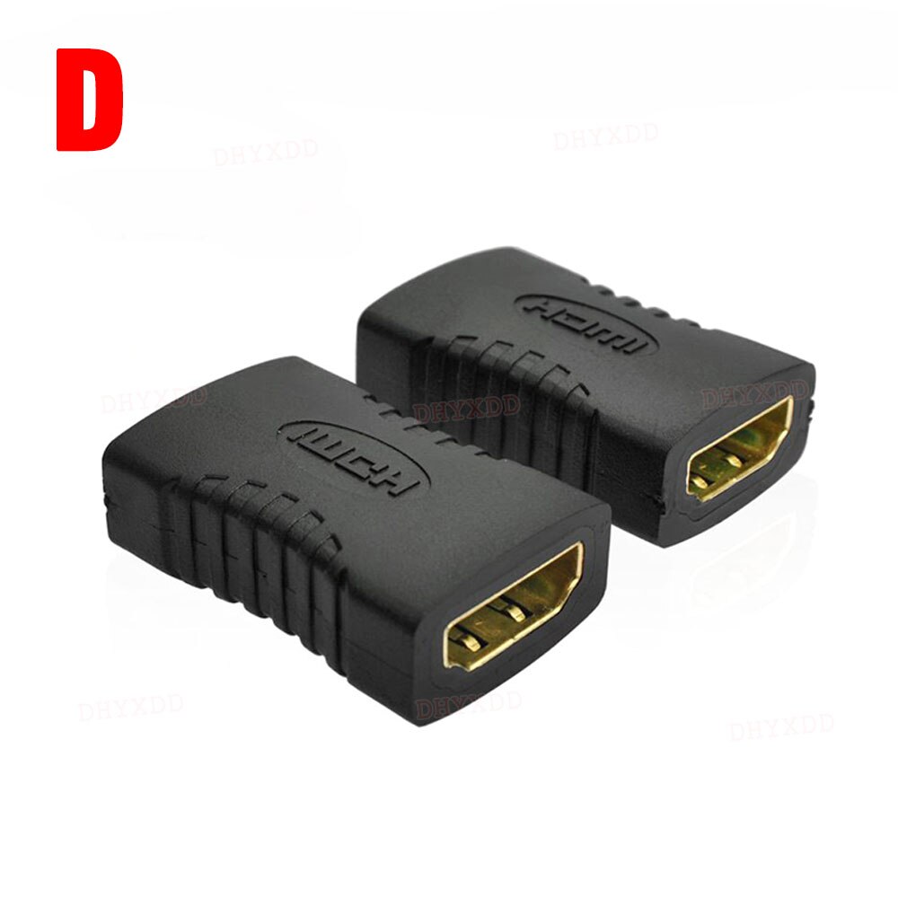 1PCS Mini Micro HDMI Cable Connector Adapter DVI HDMI-compatible Male to Female Converters for 1080P HDTV Cable Adaptor Extender: D