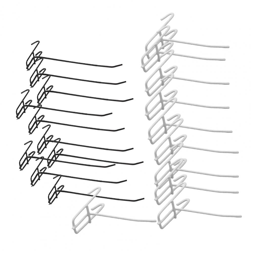10Pcs Hooks Wear-resistant Removable Metal Stable Hangers Pictures Hanger Wall Storage Organizer for Home Storage