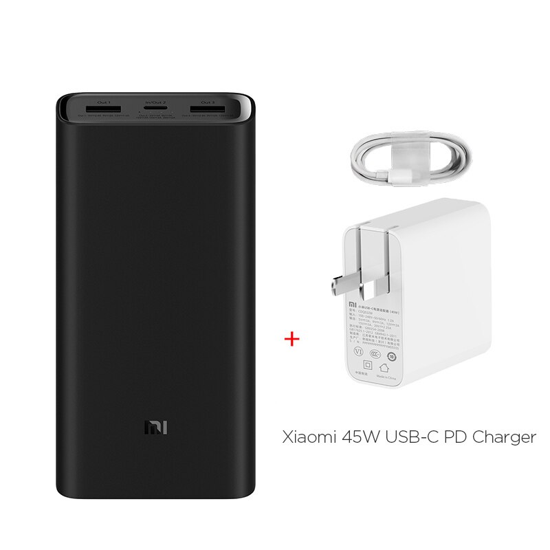 Batterie externe XIAOMI 20 000mAh MI 50W