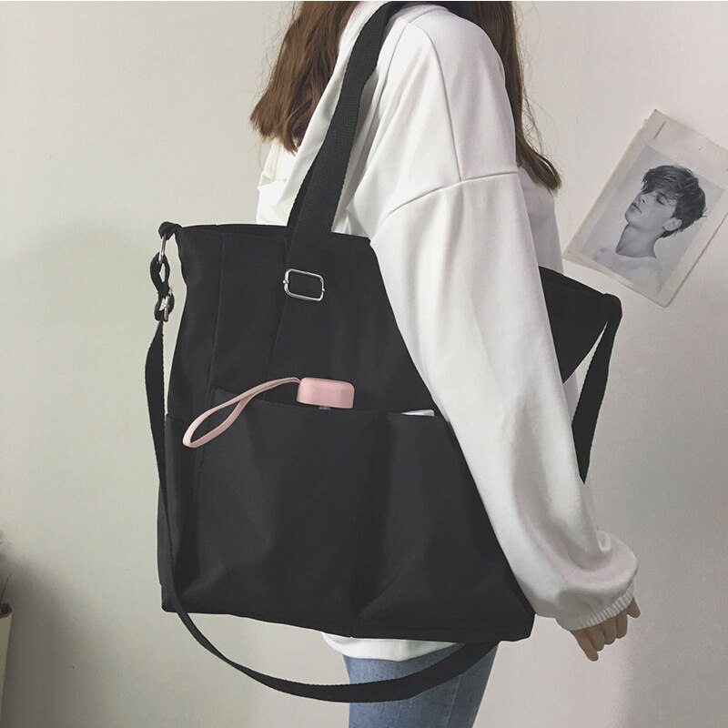 Oxford – sac à bandoulière multifonction pour femmes, sac seau étanche, fourre-tout en tissu de grande capacité, grand sac à main de voyage