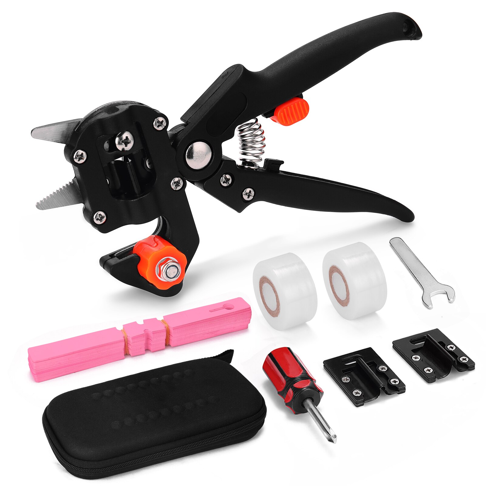 Household Garden Grafting Tool Set Fruit Tree Pruning Shears Cutting Tools Kit Garden Scissors Pruning Shears Tools:  Set B