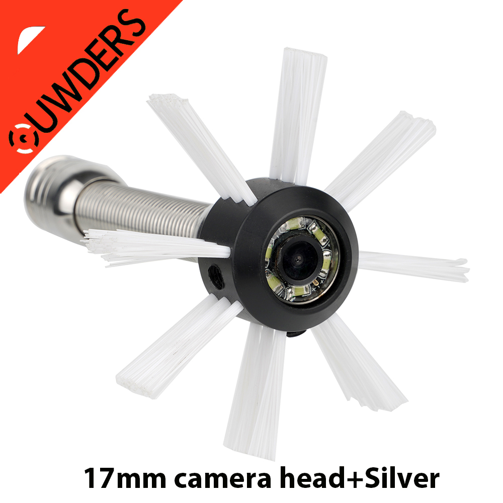 Caméra de vidange de plomberie de canalisation d'inspection de 17mm 23mm, caméra d'inspection de tuyaux d'égout antidérapante pour caméra 006G, tête de caméra wopson