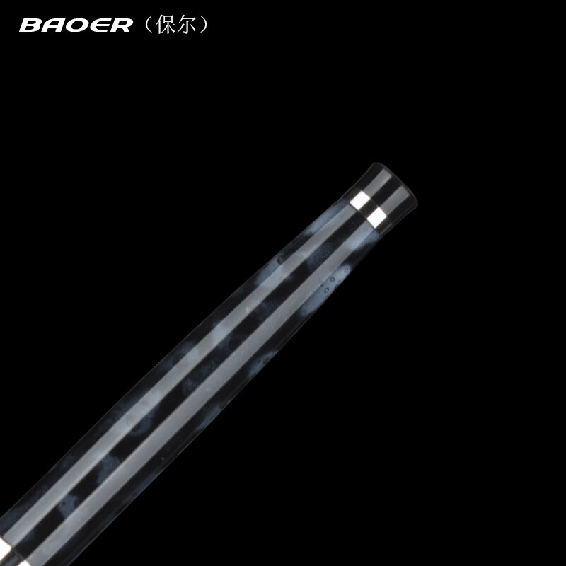 Baoer 508 schrijfpen met medium penpunt, luxe pennen, school, kantoor, metalen vulpen, caneta kantoorbenodigdhedenpen