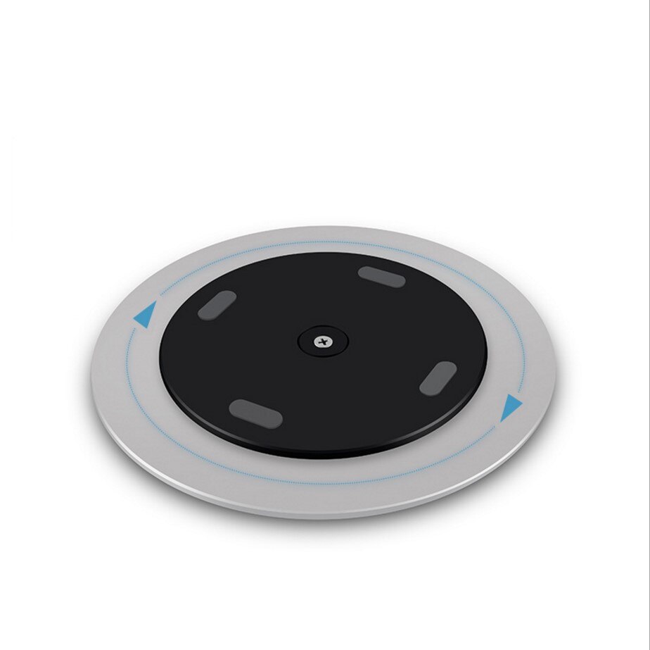 Aluminum Alloy 360 Rotation Computer Monitor Base Disc Non-slip Notebook Stand Dock for Apple iMac Television Projector