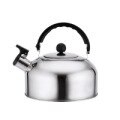 Verdikte Fluitketel Roestvrijstalen 3L Kleurrijke Water Kettle Waterkoker Kookgerei Fluitketel Keuken Benodigdheden EB50SH: Zilver