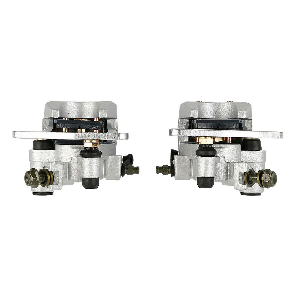 2Pcs Car Front Brake Caliper Set Left Right Accessories ATV Mounting Tool Auto Trim With Pads Metal For Yamaha Banshee Bear