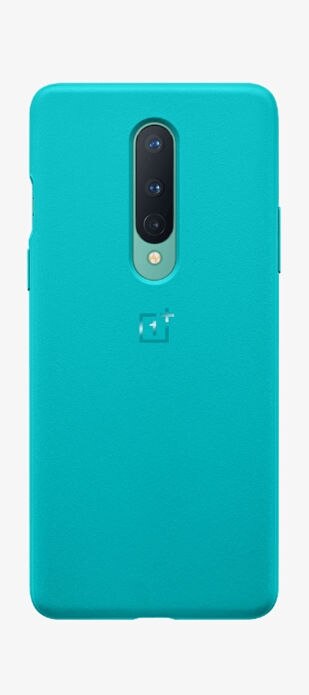 100% Officiële Bumper Case Voor Oneplus 7 8 Pro 8T Zandsteen Nylon Carbon Karbon Bumper Orginal Transparant Clear Back cover: 8 sandstone cyan