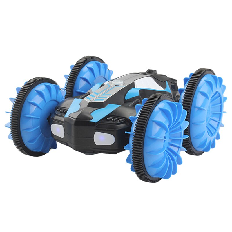 2.4Ghz Afstandsbediening Rc Auto Waterdichte Off Road Racing Klimmen Rc Auto Amfibische 4Wd Afstandsbediening Speelgoed Rc Auto 'S: Blue