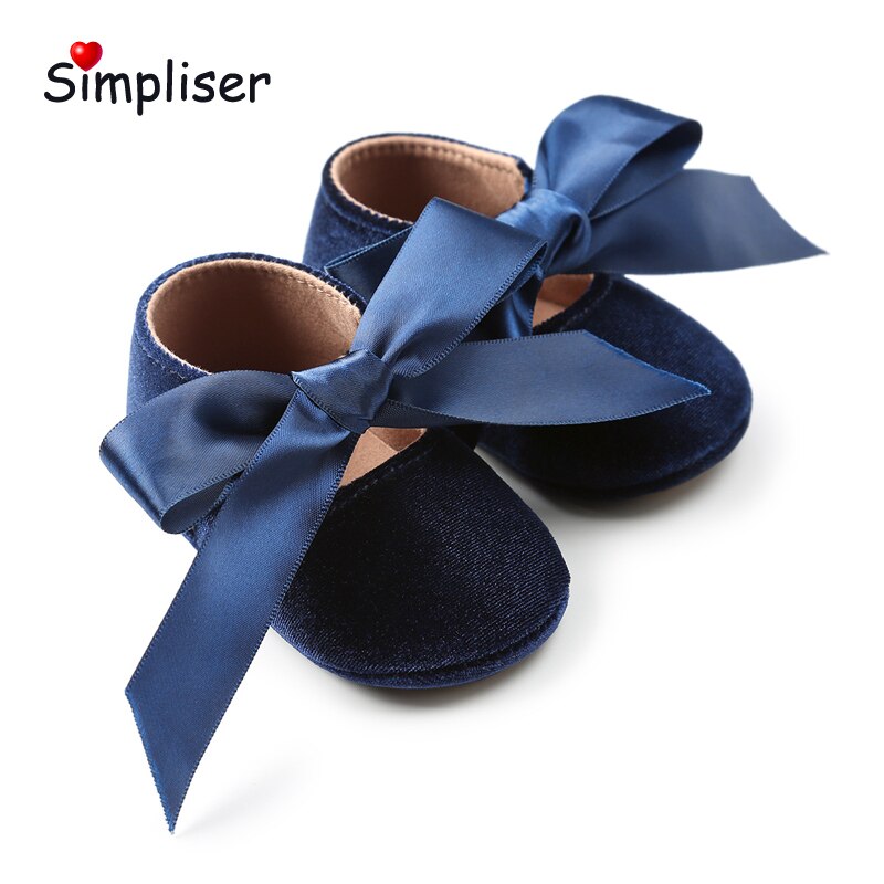 0-18 Motten Prinses Baby Meisjes Party Dress Schoenen Grote Boog Zachte Zool Anti-Slip Lederen Schoenen Baby peuter Schoenen Eerste Wandelaars