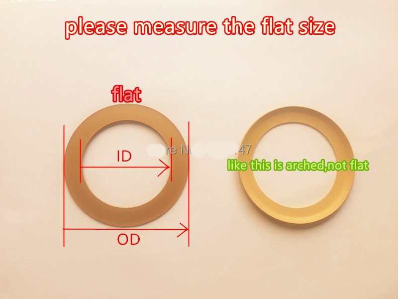 2 pezzi di fasce elastiche di molte dimensioni per pezzi di ricambio per compressori d'aria senza olio