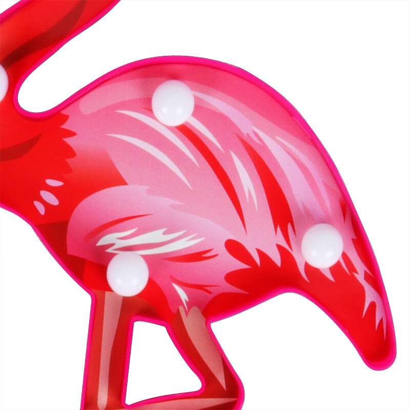 Piękny flaming 3D lampka nocna letnie dekoracje domowe na przyjęcie flaming lampa doprowadziło ślub urodziny hawaje impreza dziewczyny dekoracja sypialni