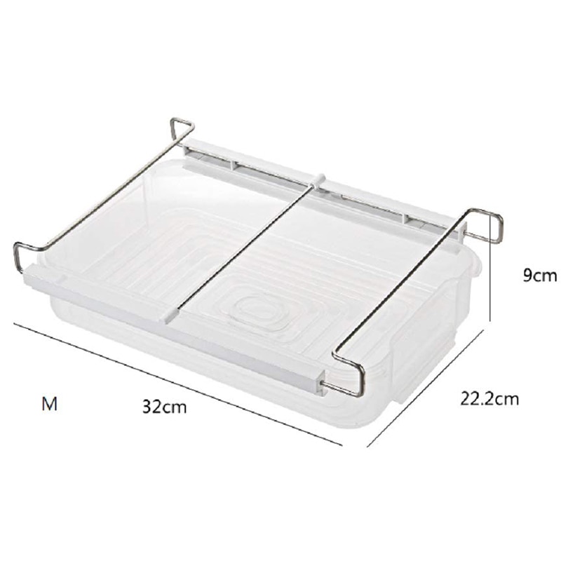 Pudełko robić lodówki typ szuflady lodówka Organizer jedzenie świeże przechowywanie sklasyfikowany pojemnik lodówka uchwyt półki z tworzywa sztucznego