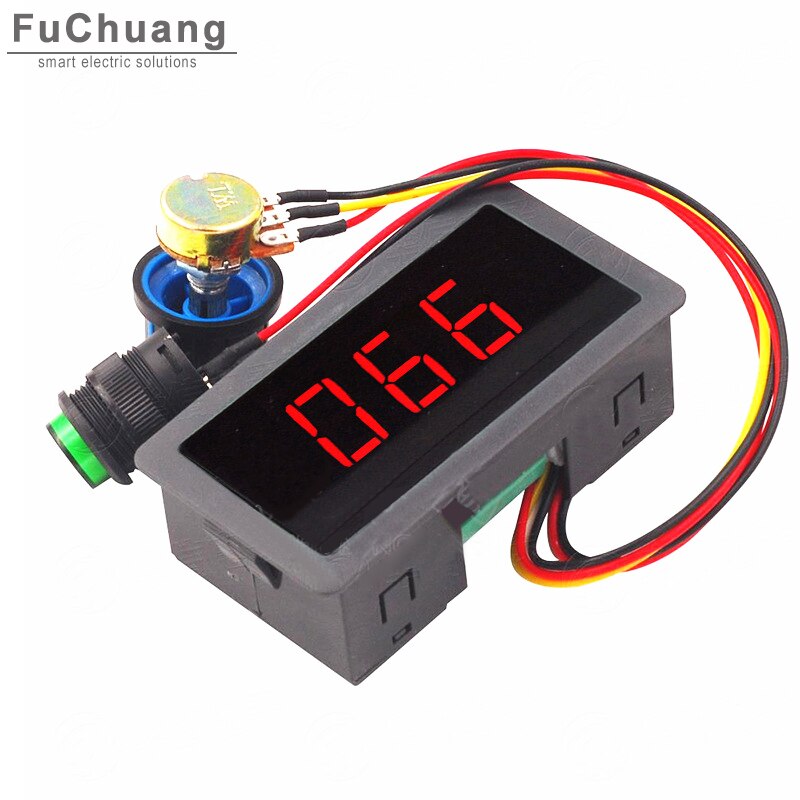 Dc Pwm Motor Speed Controller CCM5D 16Khz 6-30VDC 6/8A Traploze Snelheidsregeling Switch 6V 12V 24V Led Display