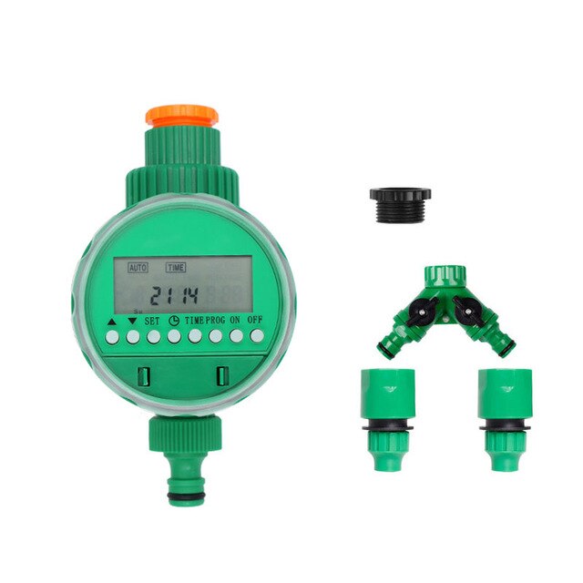 25m Automatic Micro Drip Irrigation System Garden Irrigation Spray Self Watering Kits with Adjustable Dripper: Yellow