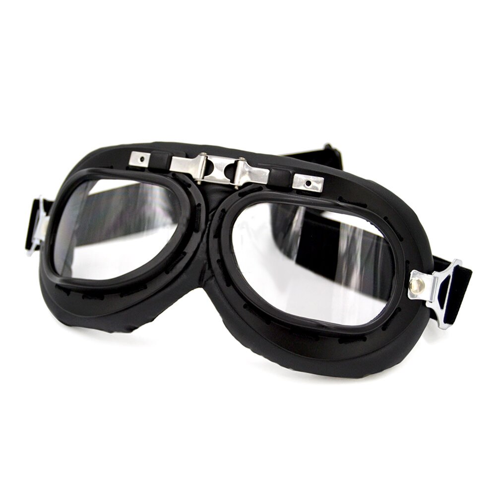 BJMOTO-Gafas transparentes Retro para motocicleta, lentes Antiparras para casco de estilo Harley, Antiparras y Motocross