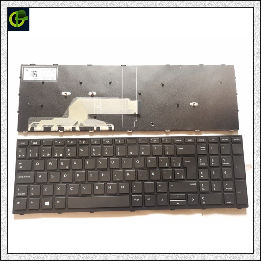 Spaans Orignal toetsenbord voor HP Probook 450 G5 455 G5 470 G5 laptop SP LATIN LA met zwart frame
