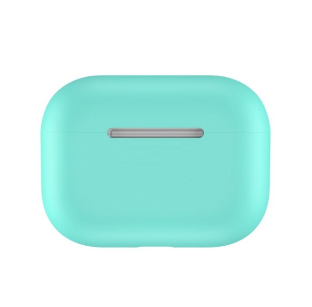 Funda de silicona para Apple Airpods Pro, funda inalámbrica con Bluetooth para Airpods 1 y 2, funda para auriculares para funda protectora de Airpods: 03 Mint Green