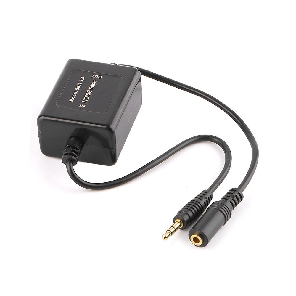 3.5mm hörlurar minijack jordslinga isolator brusfilter bil audio stereo
