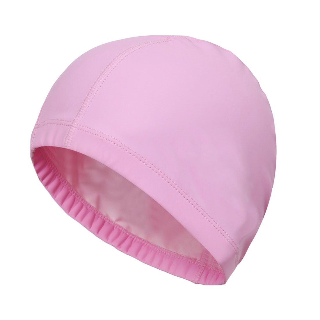 Vattentät PU Simmössa - Skydd för Öron och Långt Hår - Vuxen One Size: Rosa